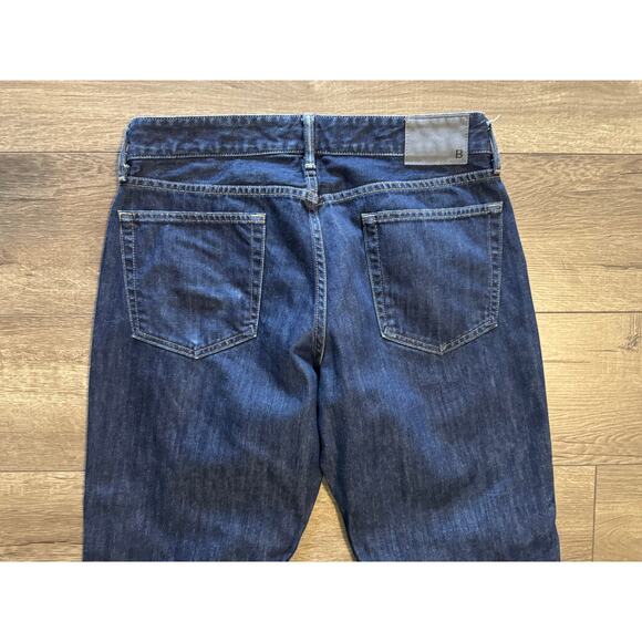 Bonobos Mens Straight Leg Dark Wash Jeans Size 34 x 32 (ACTUAL 33 X‎ 31) - Picture 4 of 8